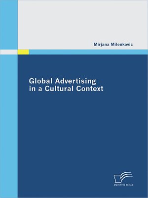 cover image of Global Advertising in a Cultural Context